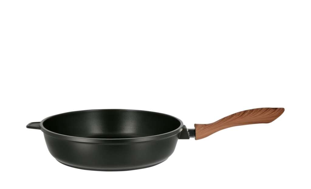 Schmorpfanne 28 cm ¦ schwarz ¦ Aluminium ¦ Maße (cm): H: 7 Ø: 28 Töpfe & Pfannen & Zubehör > Pfannen > Universalpfannen - Höffner