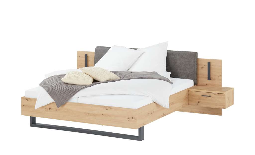 Bettanlage  Corris ¦ holzfarben ¦ Maße (cm): B: 305,4 H: 97 T: 215,4 Betten > Futonbetten - Höffner