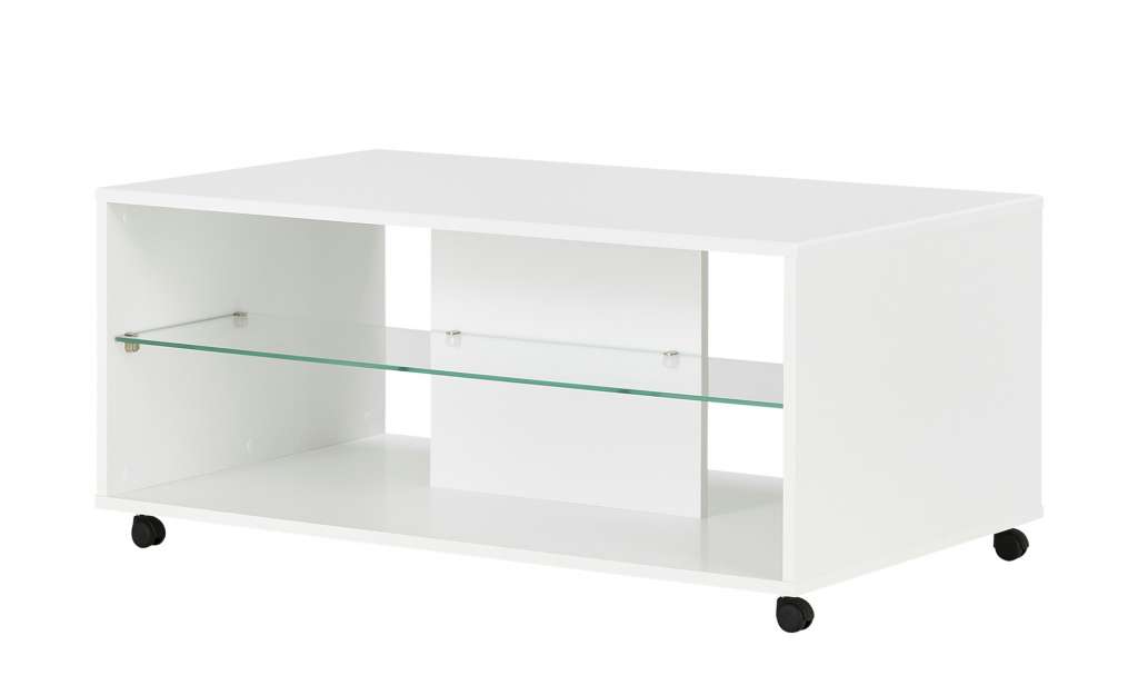 Couchtisch  Palmarola ¦ weiß ¦ Maße (cm): B: 60 H: 45 T: 45 Tische > Couchtische > Couchtische rechteckig - Höffner