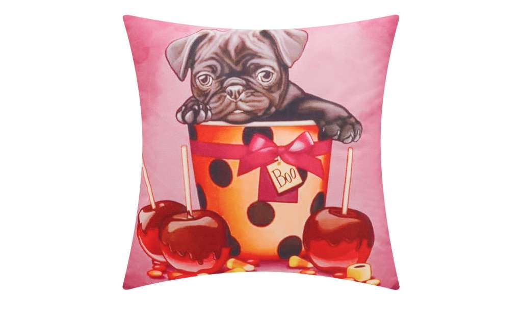 Kissen  Mops ¦ rosa/pink ¦ 100% Polyesterfüllung ¦ Maße (cm): B: 40 Heimtextilien > Kissen > Dekokissen - Höffner