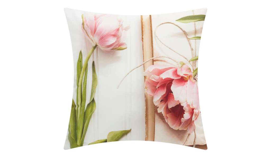 Kissen  Tulpen ¦ mehrfarbig ¦ 100% Polyesterfüllung ¦ Maße (cm): B: 40 Heimtextilien > Kissen > Dekokissen - Höffner