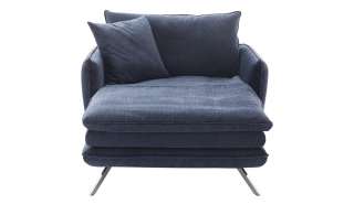 bobb Loveseat  Stellina ¦ blau ¦ Maße (cm): B: 125 H: 95 T: 160 Polstermöbel > Sofas > Einzelsofas - Höffner