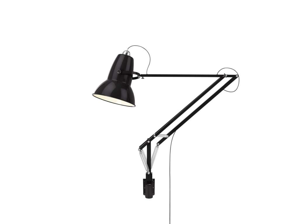Anglepoise - Original 1227™ Giant Wandleuchte, montierbar Outdoor -  matt jet schwarz - outdoor