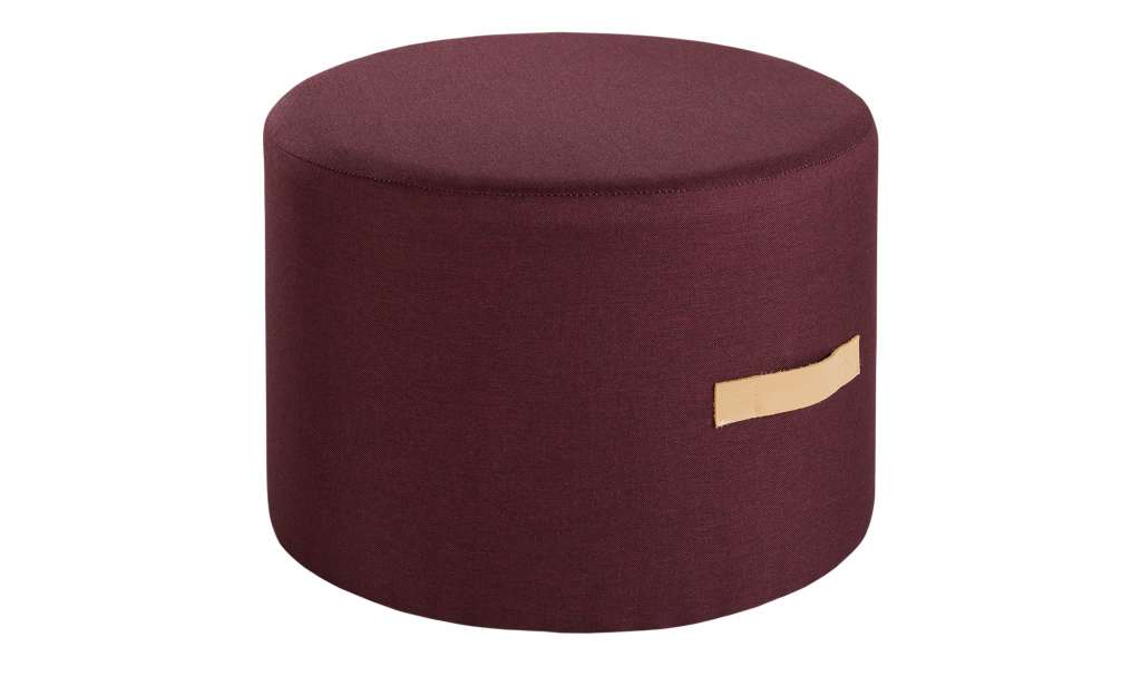 HOME STORY Pouf ¦ rot ¦ 100% Polyesterfüllung, Polyester ¦ Maße (cm): H: 47 T: 31 Heimtextilien > Kissen > Bodenkissen - Höffner