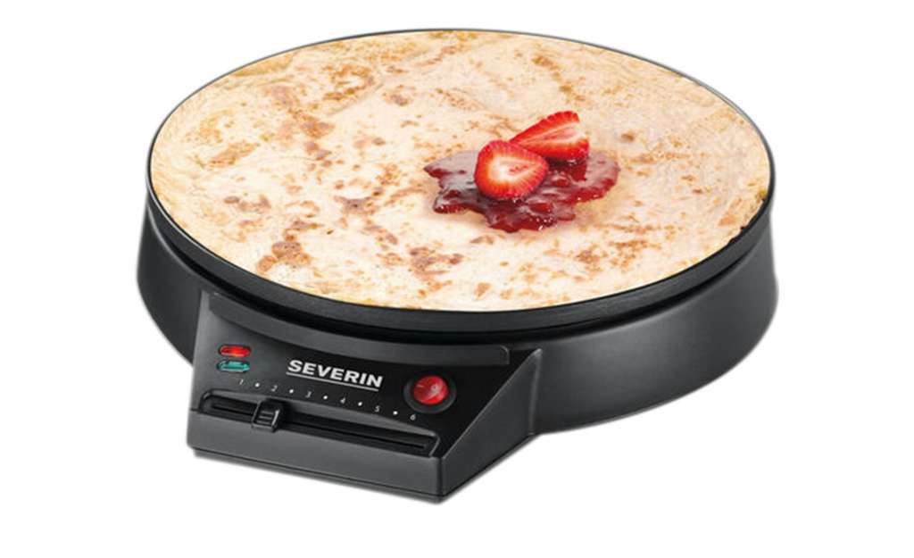 SEVERIN Crêpes Maker  CM 2198 ¦ schwarz ¦ Metall-lackiert, Kunststoff ¦ Maße (cm): B: 35 H: 11 T: 39 Ø: 30 Elektrokleingeräte > Backen, Kochen, Grillen - Höffner