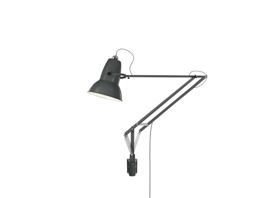 Anglepoise - Original 1227™ Giant Leuchte mit Wandbefestigung, Outdoor - hochglänzend schiefergrau - outdoor