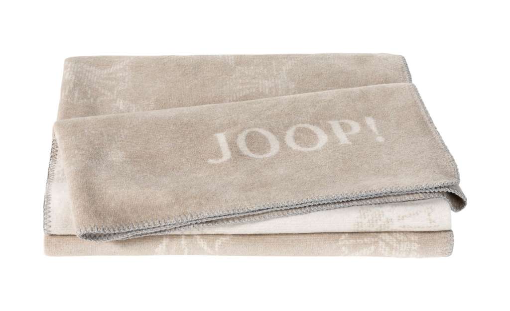 JOOP! Wohndecke  Joop!Cornflower Double ¦ braun ¦ 58% Baumwolle, 35% Polyacryl, 7% Polyester  ¦ Maße (cm): B: 150 Heimtextilien > Kuscheldecken - Höffner