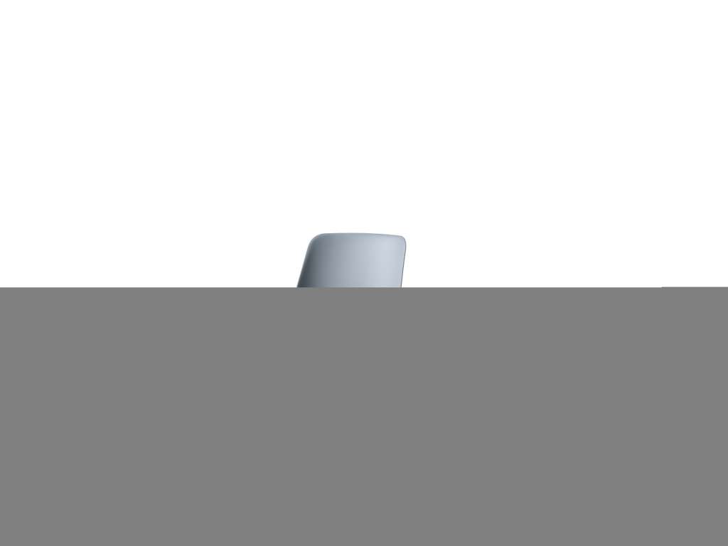 andTRADITION - HW 6 Stuhl - blau - verchromt - indoor