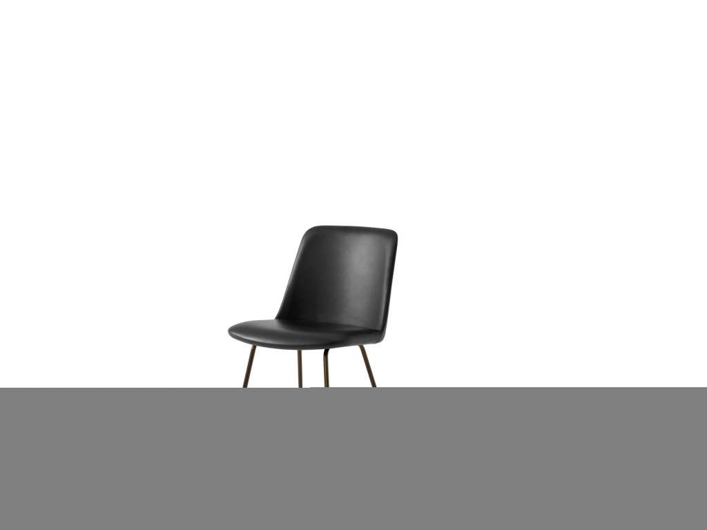 andTRADITION - HW 8 Stuhl - Silk Leather - black - indoor