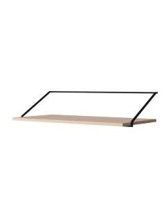 Menu - Rail Schreibtisch - Black/Natural Oak - indoor