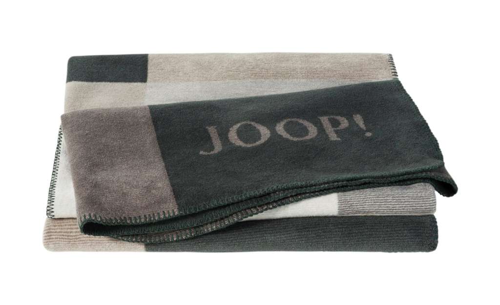 JOOP! Wohndecke  Mosaic ¦ grau ¦ 58% Baumwolle, 35% Polyacryl, 7% Polyester  ¦ Maße (cm): B: 150 Heimtextilien > Kuscheldecken - Höffner
