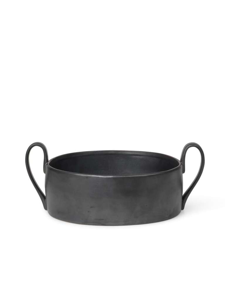ferm LIVING - Flow Centrepiece Schale - schwarz - indoor
