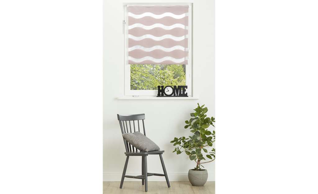 Klemmfix Duo-Rollo  Wave ¦ rosa/pink ¦ 100% Polyestergewebe ¦ Maße (cm): B: 40 Gardinen & Vorhänge > Rollos & Sonnenschutz > Rollos - Höffner