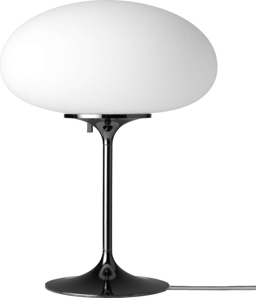 Gubi - Stemlite Tischleuchte - Höhe 42 cm - black chrome - indoor
