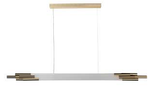 DCW éditions - Org Pendelleuchte - gold - 160 - horizontal - indoor