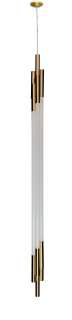 DCW éditions - Org Pendelleuchte - gold - 160 - vertikal - indoor