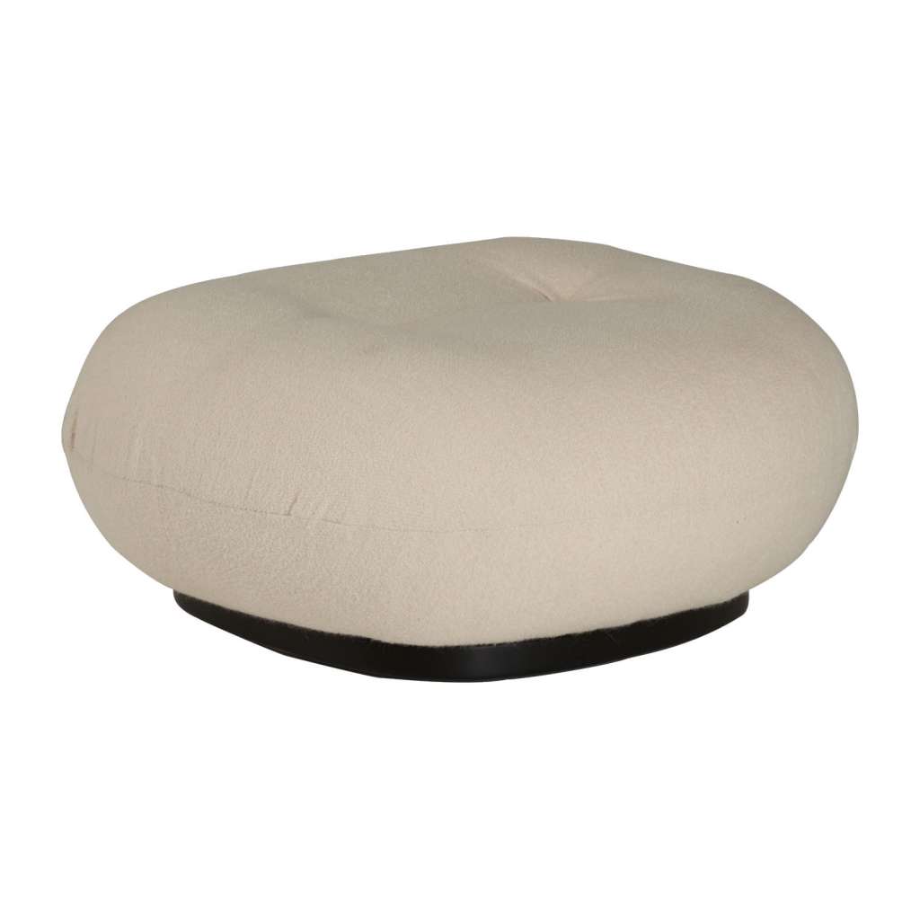 Gubi - Pacha Ottoman - mit Drehfuß - Fuß black semi matt - Harp24 - indoor