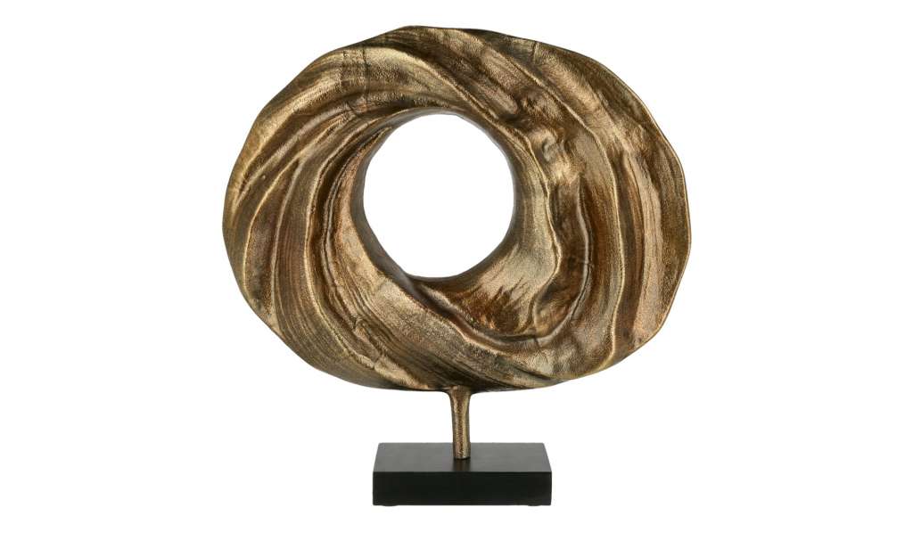 Deko Objekt ¦ gold ¦ Aluminum, Holz Dekoration > Dekoartikel - Höffner