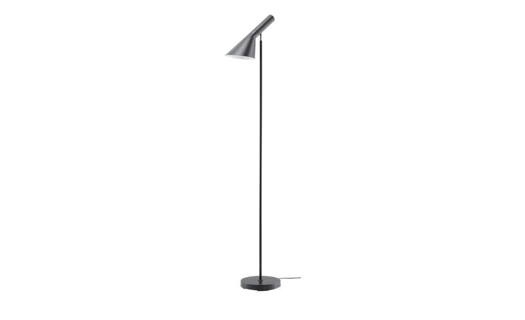 HOME STORY Stehleuchte, 1-flammig im Scandi-Design ¦ schwarz Lampen & Leuchten > Innenleuchten > Stehlampen - Höffner