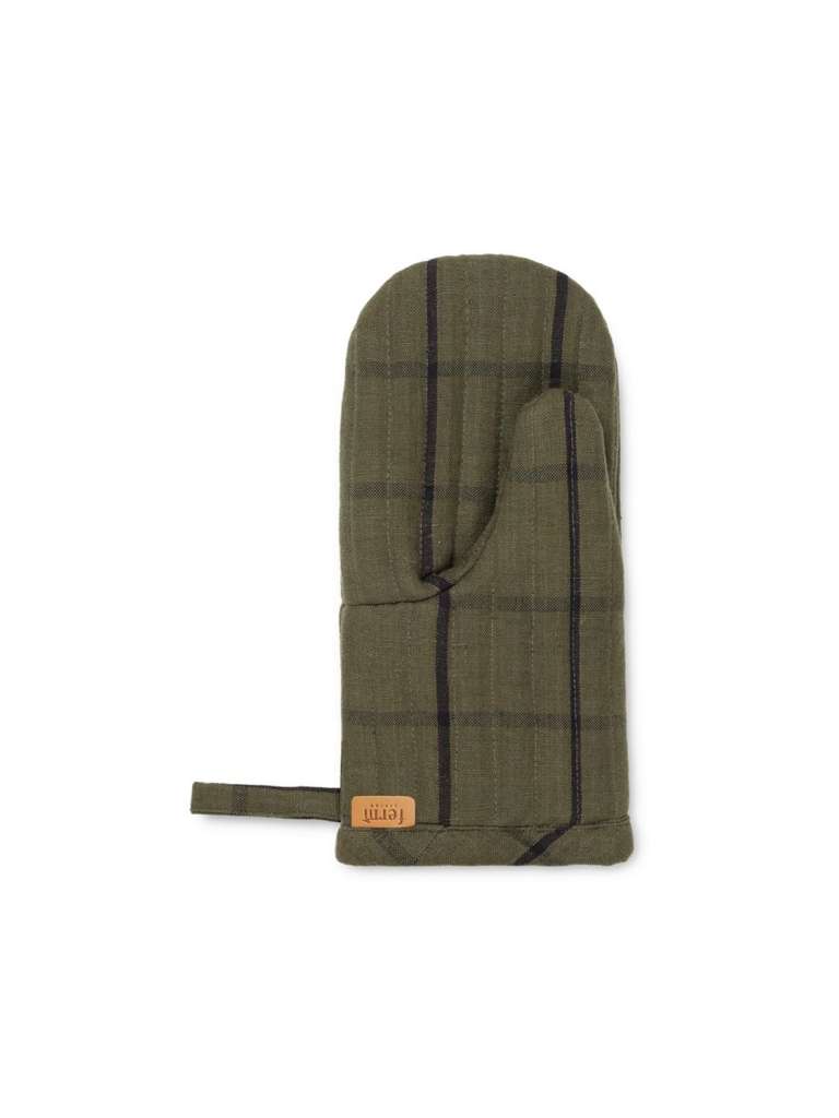 ferm LIVING - Hale Topfhandschuh - Dark Green - indoor