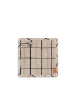 ferm LIVING - Hale Topflappen 2er Set - Sand - indoor
