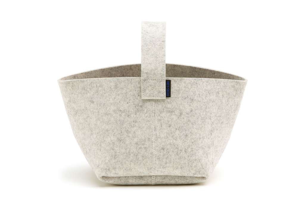 Hey-Sign - Kaminholzkorb - Marmor - indoor