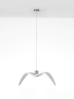 Brokis - Night Birds Pendelleuchte - opal - Vogel 3 - indoor