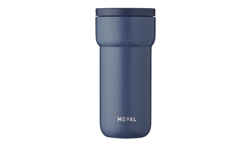 Mepal Thermobecher 375 ml  Ellipse ¦ blau ¦ doppelwandiger Edelstahl, Edelstahl, KunststoffØ: 8.4 Kaffee & Tee > Kaffee- & Isolierkannen - Höffner