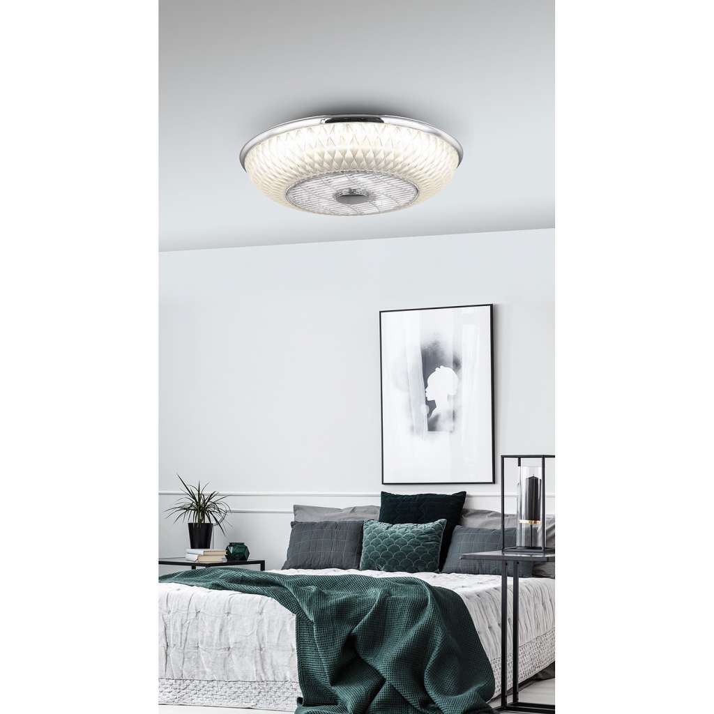 home24 LED-Deckenventilator Rosario II