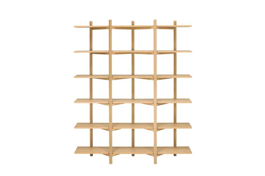 Hem - Zig Zag Regal - Eiche - groß - indoor
