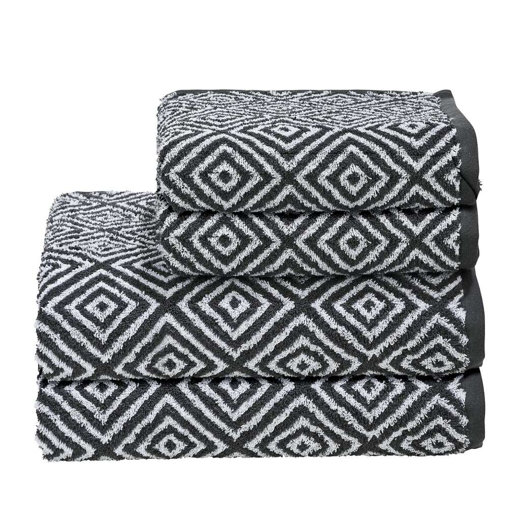 home24 Handtuchset Day Diamond I (4-teilig)