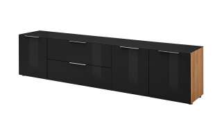 Lowboard  Vitreo ¦ grau TV- & Media Möbel > TV-Racks - Höffner