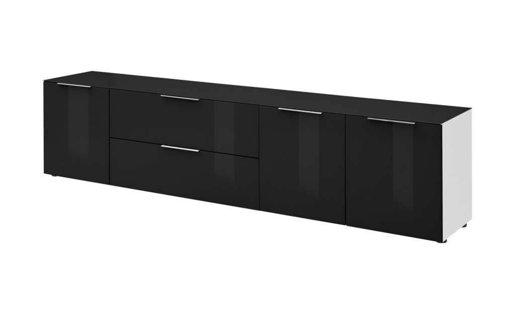 Lowboard  Vitreo ¦ grau TV- & Media Möbel > TV-Racks - Höffner