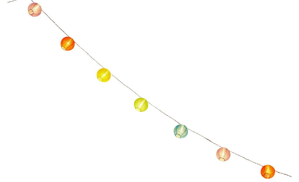 for friends LED-Lichterkette, 20-flammig, Stoffbälle bunt ¦ mehrfarbig Lampen & Leuchten > Innenleuchten > Lichterketten & Dekoleuchten - Höffner