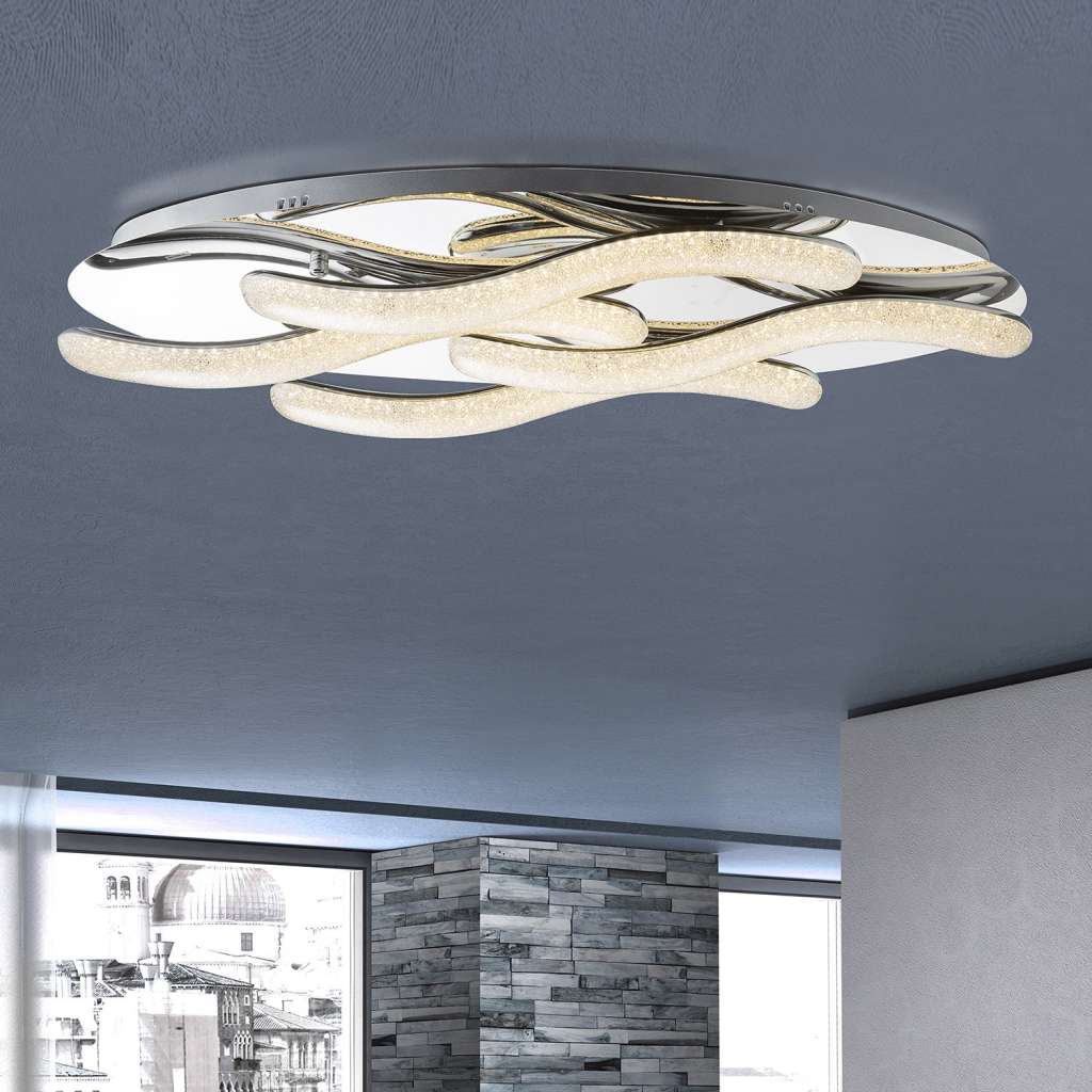 home24 LED-Deckenleuchte Nabro