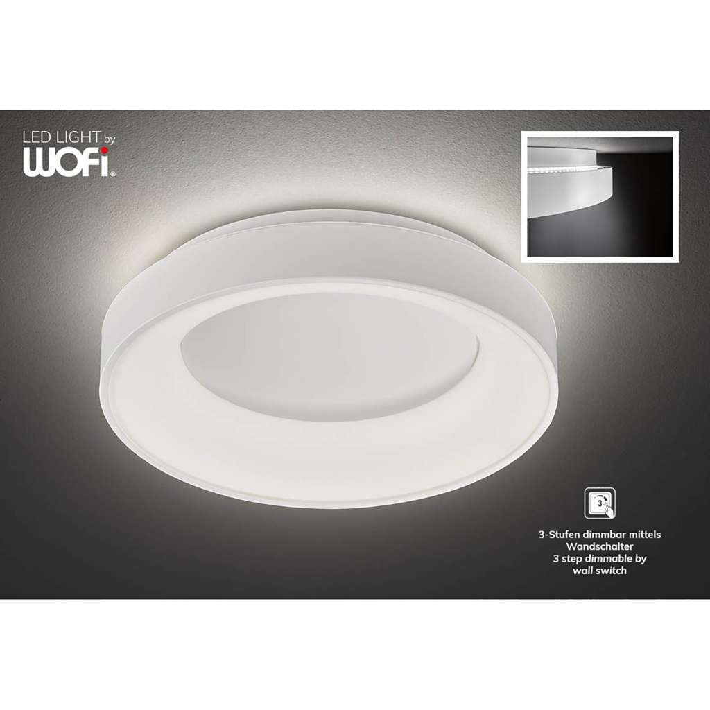 home24 LED-Deckenleuchte Shay III