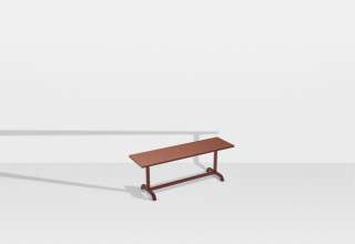 Petite Friture - Unify Bank - braun-rot - 125 cm - indoor