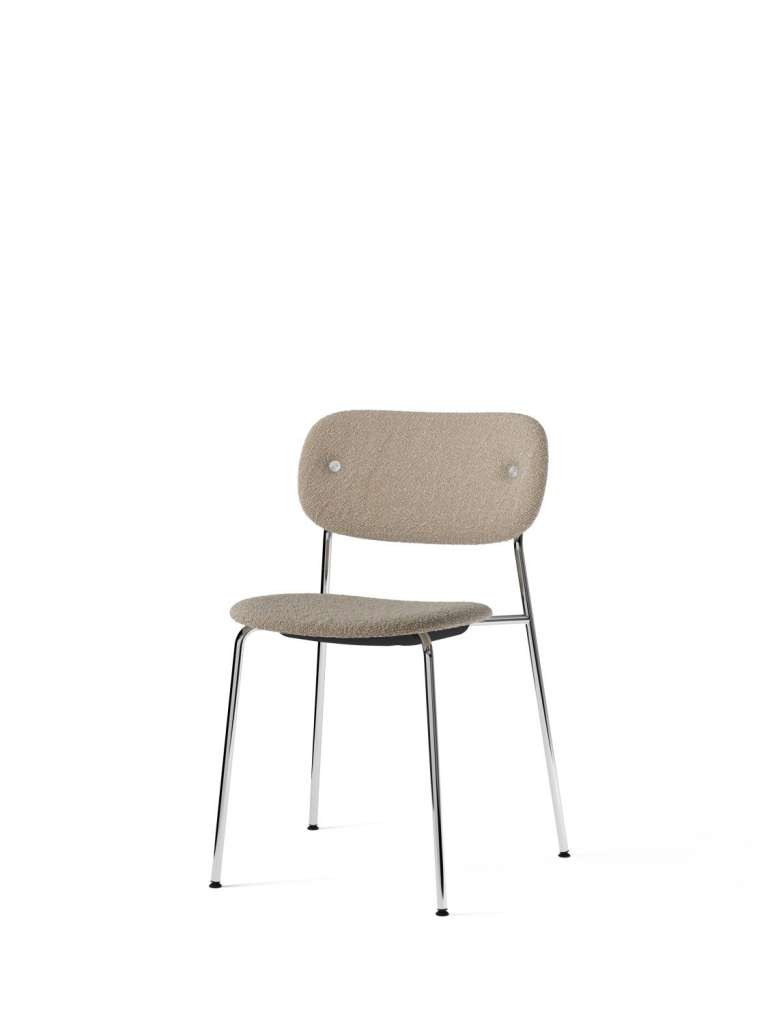 Menu - Co Dining Chair - Lupo Sand - Gestell chrom - indoor
