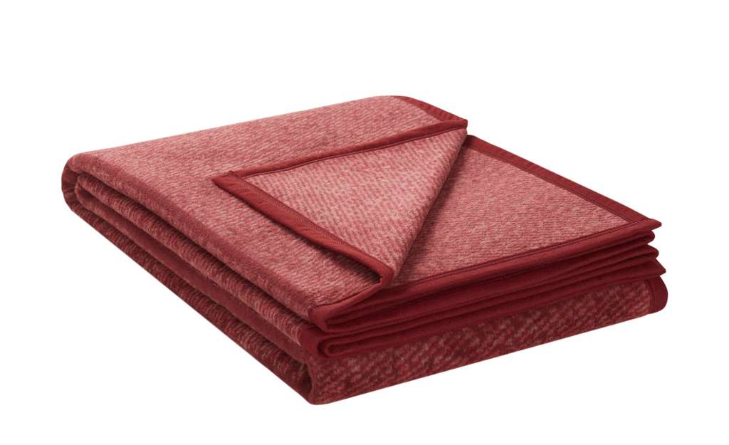 IBENA Kuscheldecke  Bugatti ¦ rot ¦ 58%Baumwolle, 35% Polyacryl, 7% Polyester Heimtextilien > Kuscheldecken - Höffner
