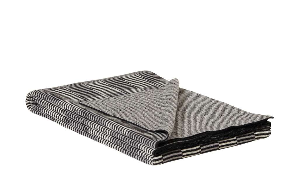 Gray & Jones Wohndecke Strick  Baltic Breeze ¦ schwarz ¦ 100% Baumwolle Heimtextilien > Kuscheldecken - Höffner