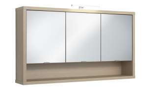 Spiegelschrank, 3-türig  Laibacher See ¦ weiß Schränke > Badschränke > Spiegelschränke - Höffner