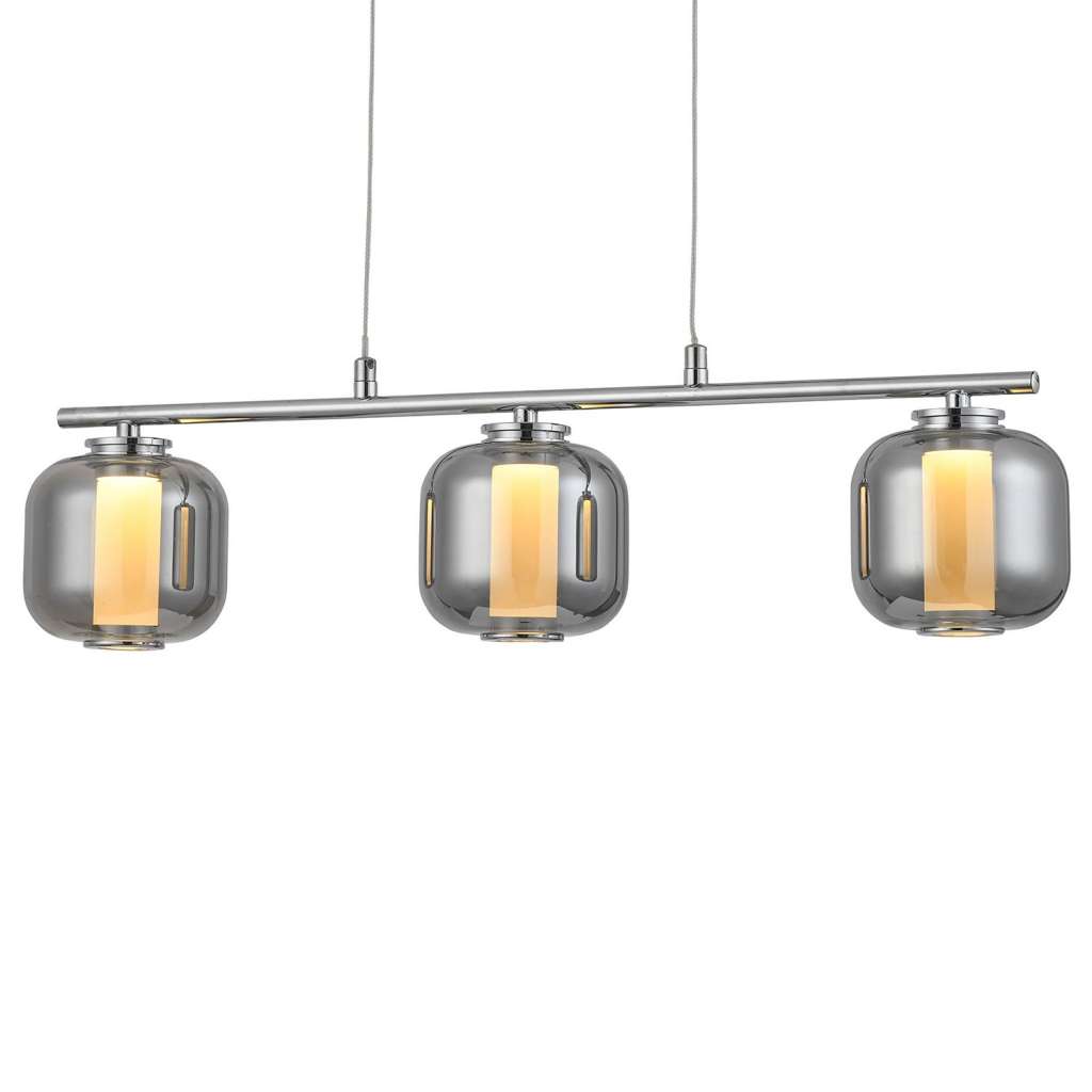 home24 LED-Pendelleuchte Rafa III