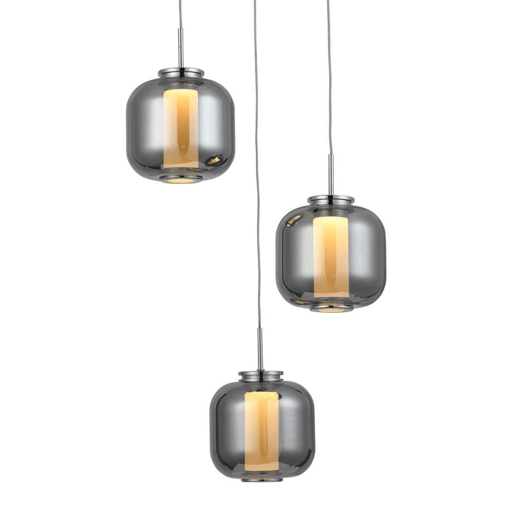 home24 LED-Pendelleuchte Rafa II