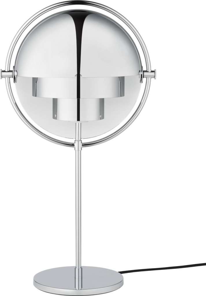 Gubi - Multi-Lite Tischleuchte - Fuß chrome - chrome - indoor