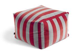 HAY - Pouf Soft Stripe Sitzpouf - fuchsia - indoor