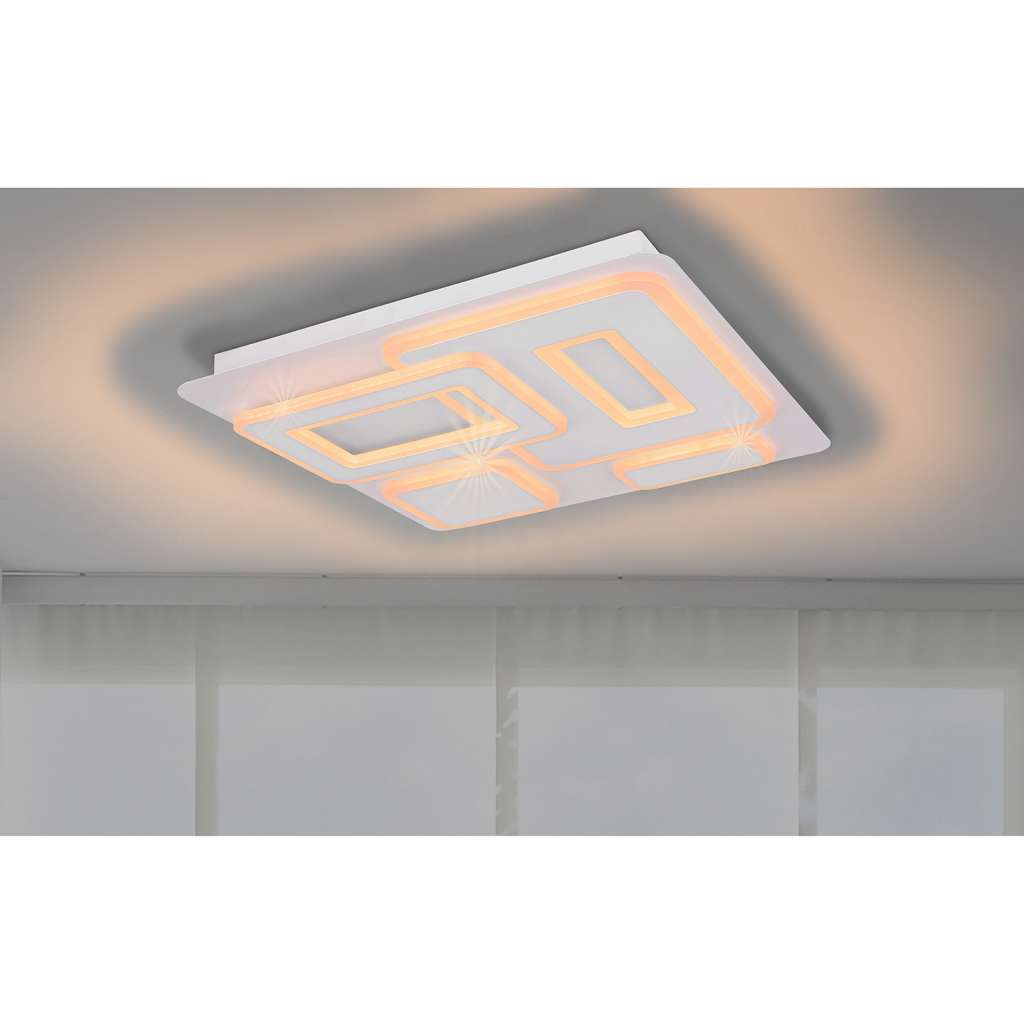 home24 LED-Deckenleuchte Bafur II