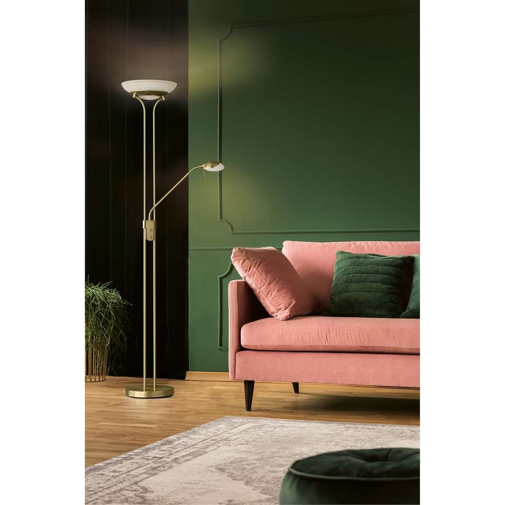 home24 LED-Stehleuchte Trainel