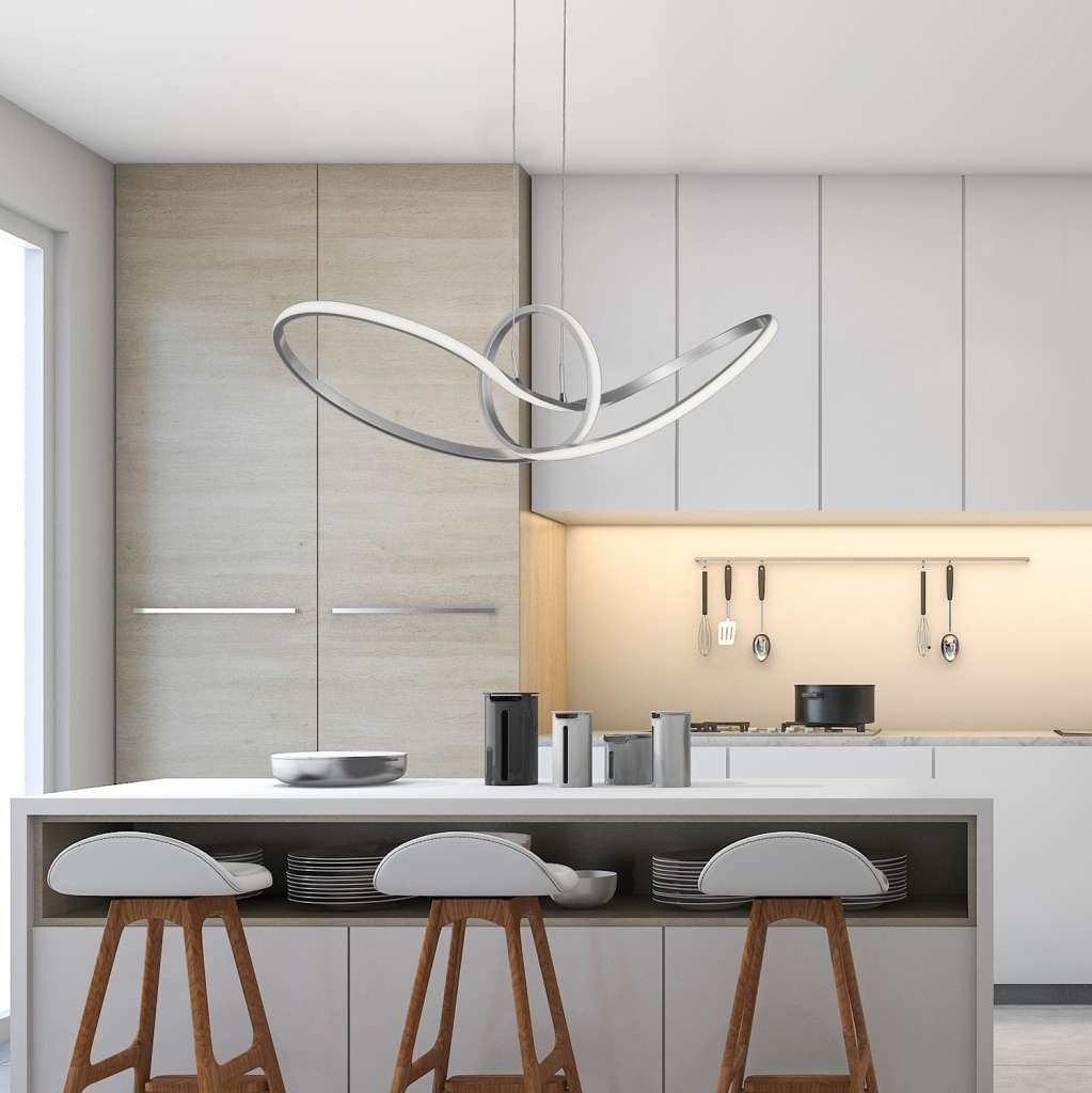 home24 LED-Pendelleuchte Clara