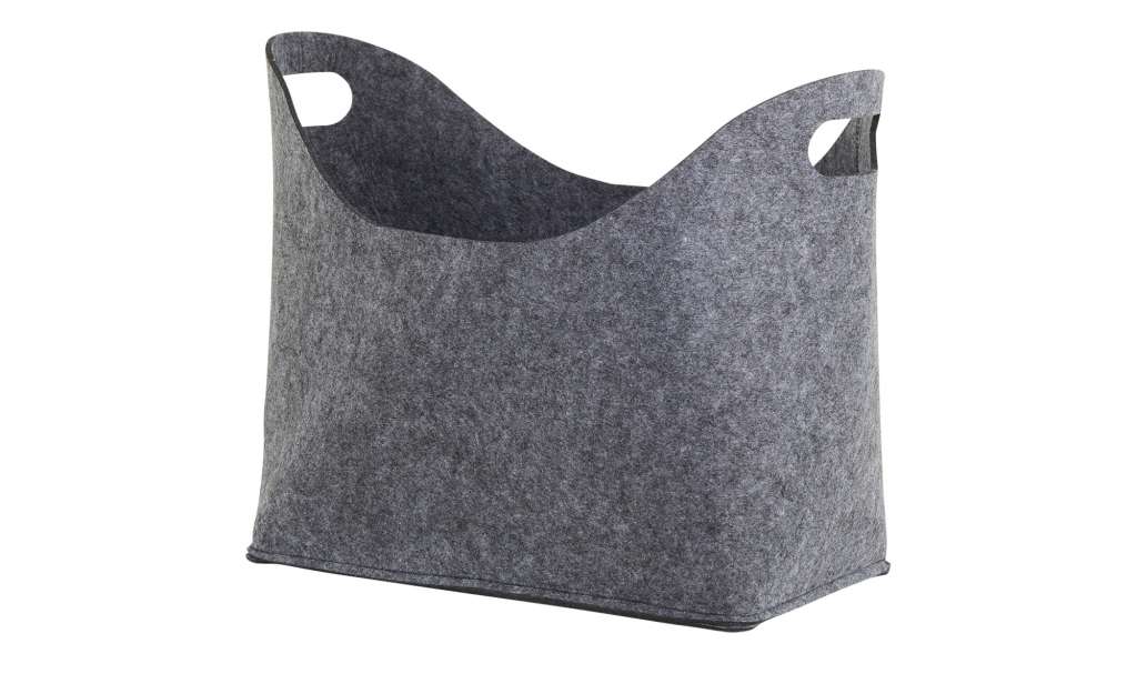 Aufbewahrungskorb  Sammla ¦ grau ¦ Filz Regale > Regal-Aufbewahrungsboxen - Höffner