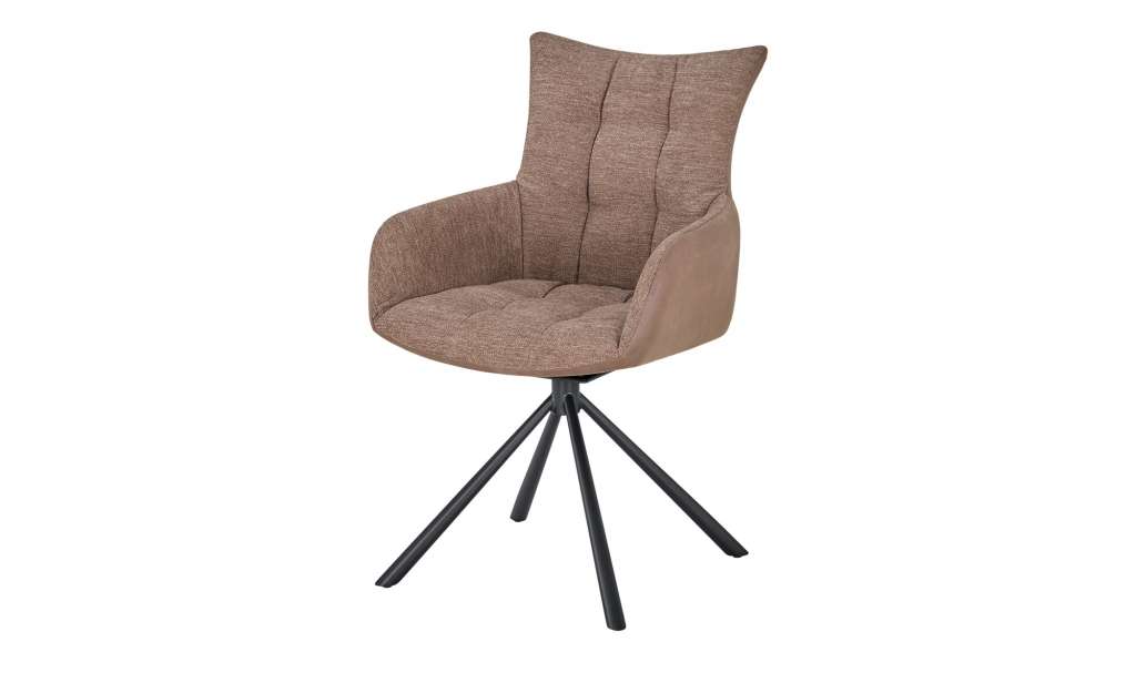 uno Polstersessel  Vincent ¦ braun Stühle > Esszimmerstühle > Esszimmerstühle mit Armlehnen - Höffner